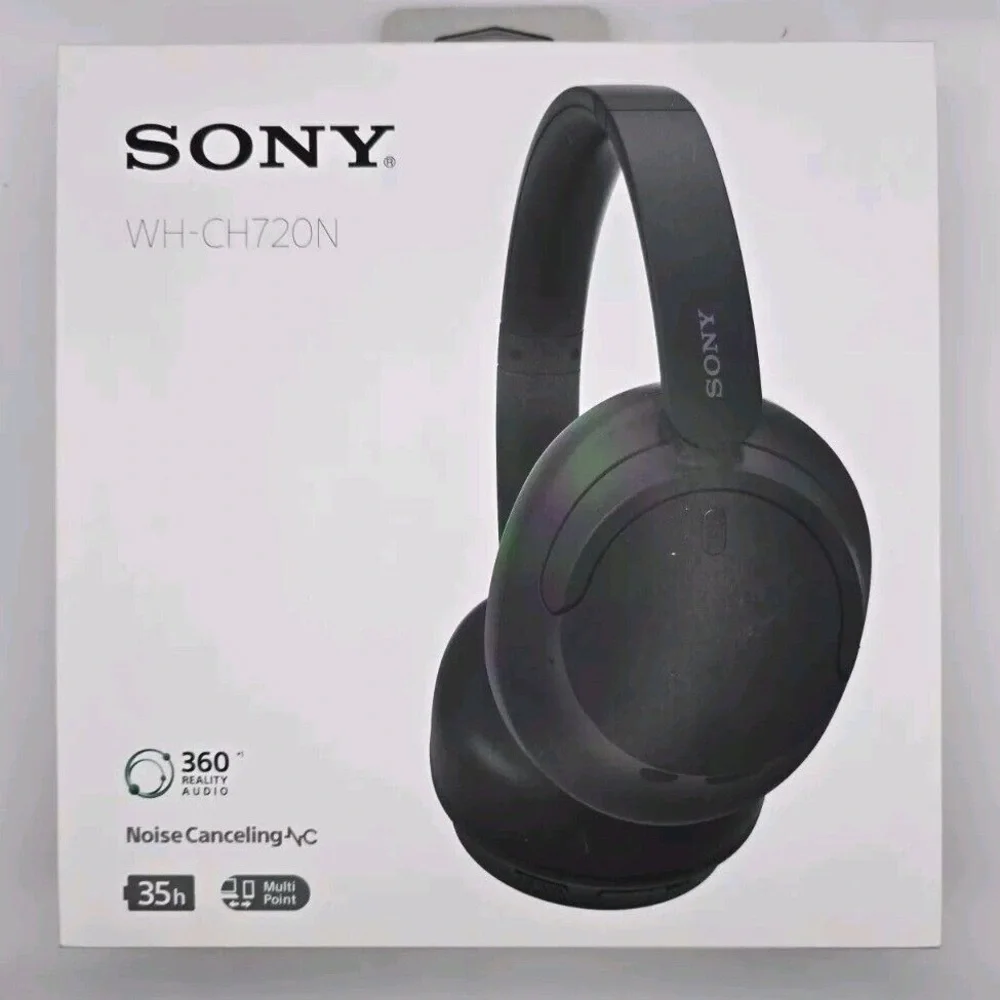 NWT Sony - WHCH720N Wireless Noise Canceling Headphones - Black